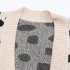 Cardigan imprimé léopard pour femme, pull décontracté mi-long à manches longues