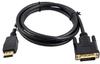 Cable Display Port Plug - Dvi Plug (Dvi-D 24+1) Dual Link Dp Vitalco 3.0