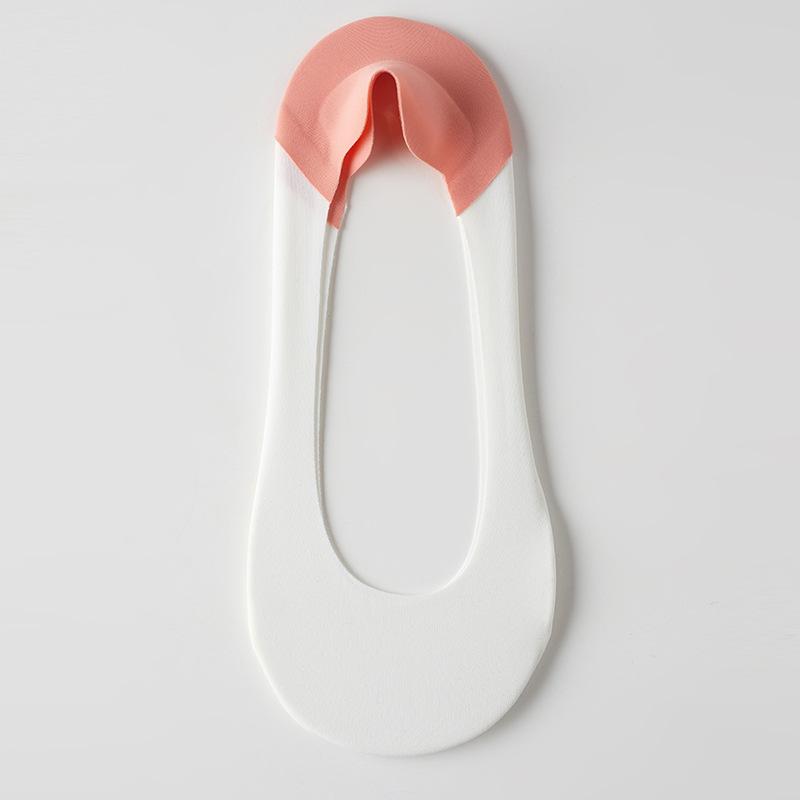 

Тонкие носки с цветными блоками, низкая посадка, женские, носки-невидимки, дышащие, антибактериальные, влагоотводящие, устойчивые к запаху, нескользящие носки one size арбуз красный