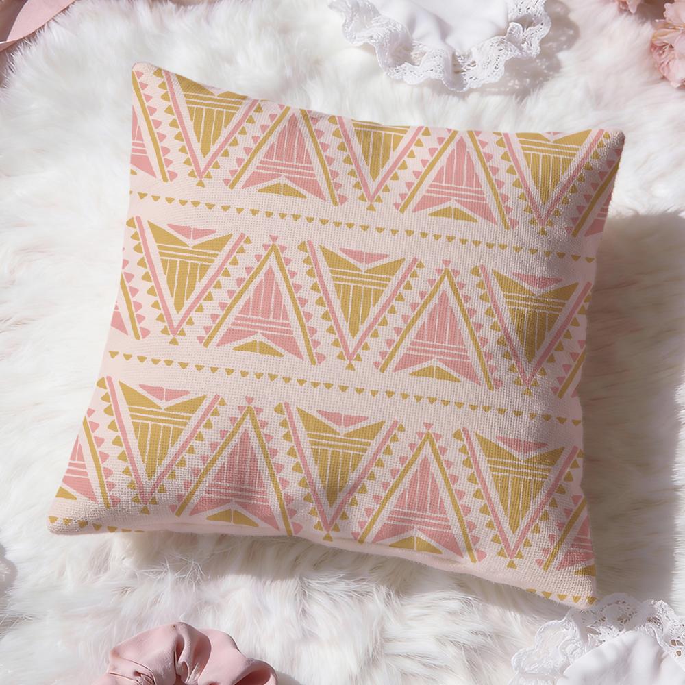 Bohemian pattern Cushion Cover Premium Comfort Reversible Pillow Cove -Two in One Design for Any Room & Car Interior