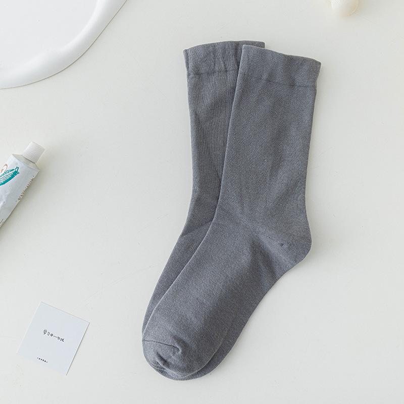 Kompressionssocken Mittellange Socken Trend Knochenlose Socken Weiße Strümpfe Stapelsocken Schwarze Strümpfe Einfach