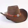 Bestselling Western Cowboy Hats for Men and Women, Fashionable Sunshade Straw Hats, Outdoor Western Cowboy Hats