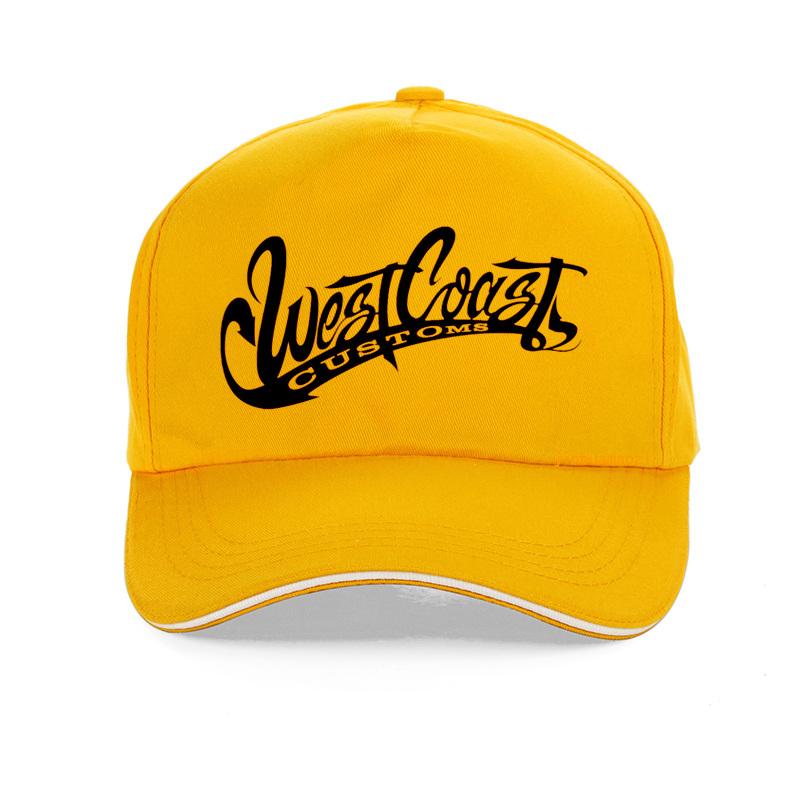 West Coast Tide Card Cartoon Cap Skull Motorcycle100% Cotton Baseball Cap Summer West Coast Customs Unisex Women Snapback Hat
