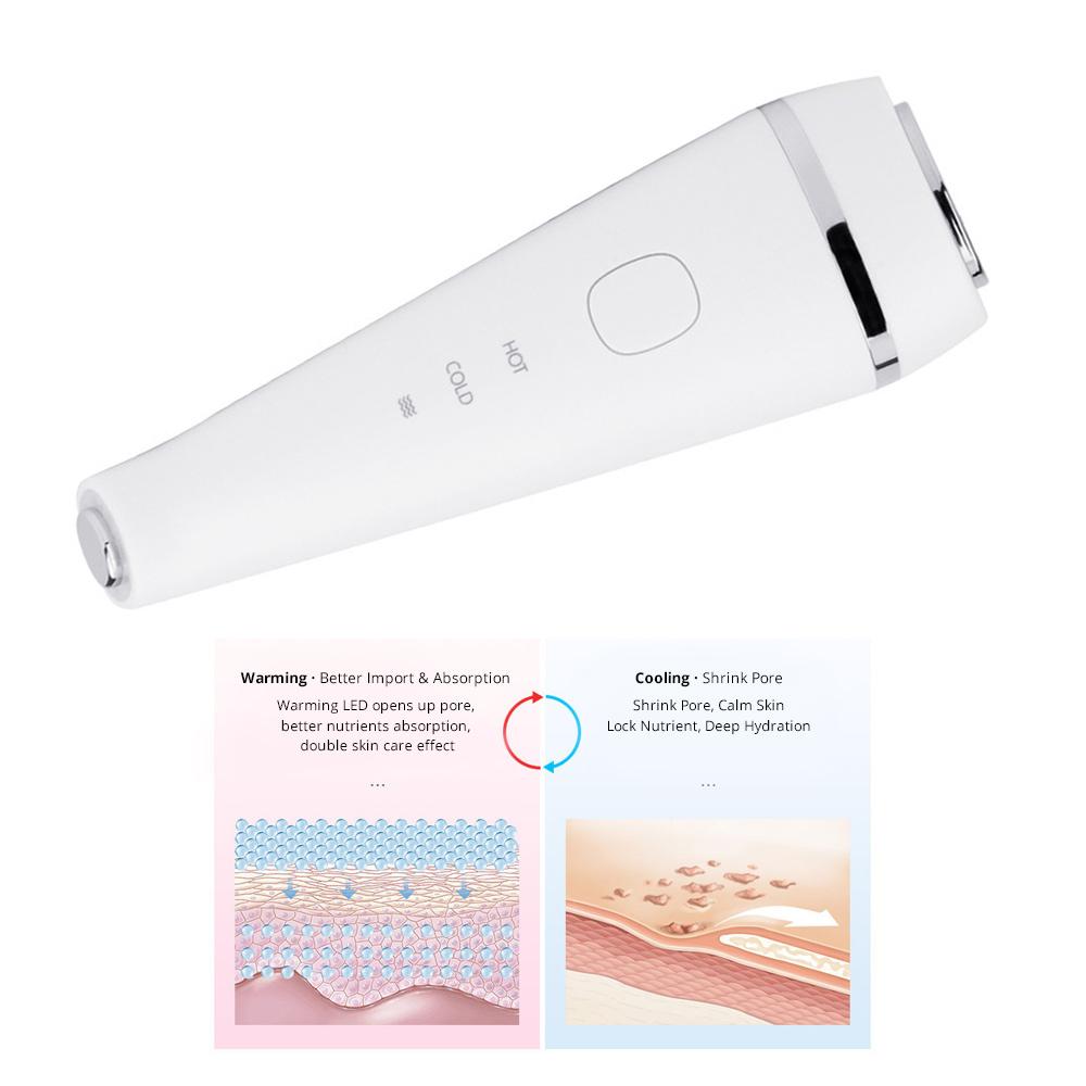 Многофункциональное косметическое устройство для омоложения кожи Phonton и удаления морщин белый