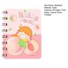 Mini Cartoon Spiral Notebook, 80 Pages Pocket Notebook, Portable Smooth Page Turning Journal for Study Notes