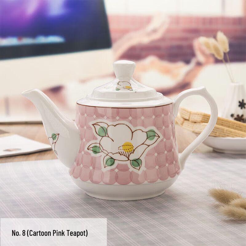 Фарфоровый чайник Qianyu из костяного фарфора с фильтром