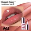 Mattiertes Lippen-Glasur-Tönung Einfach zu färbender Lipgloss Feuchtigkeitsspendender Lippenbalsam Nicht haftend am Becher Schimmernder Lippenstift Make-up