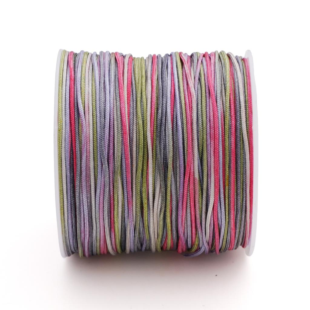 5-50m/lot 0.8mm Cotton Cord Nylon Cord Thread String DIY Beading Braided Bracelet Jewelry Making