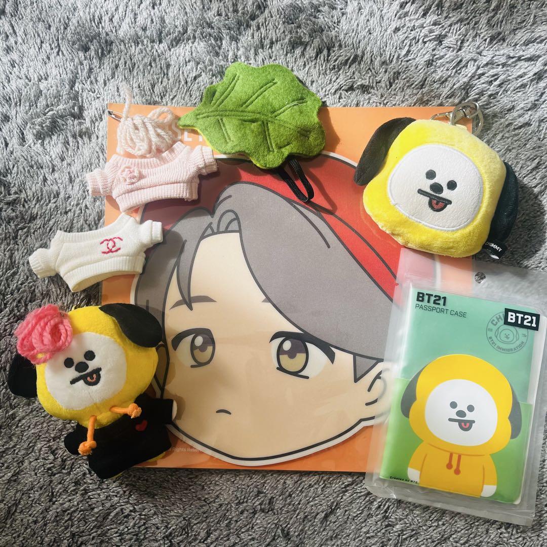 

[Б/У] BT21 Chimmy Plush Mirror Costume Passport Case Pad Mouse Cover