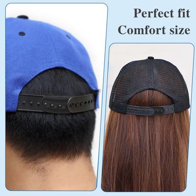 1/2/3Pcs Hat Extender Silicone Baseball Cap Adjustment Strap 7 Holes Hat Size Adjuster