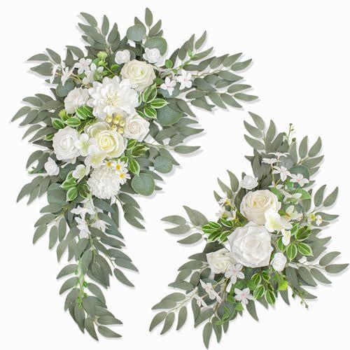 Outdoor Wedding Arch Flower Welcome Arch Door Gate Banquet Style Floral Decoration Simulation Flower Supply