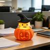Desktop Night Light 1/3Pcs Halloween Pumpkin Ghost Light, Spooky LED Bedside Lamp, Battery Operated Mini Table for Bedroom Party Kids