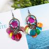 Bohemian Vintage Gorgeous Shell Earrings Long Tassel Versatile Vacation Femininity Court Earrings Ear Accessories