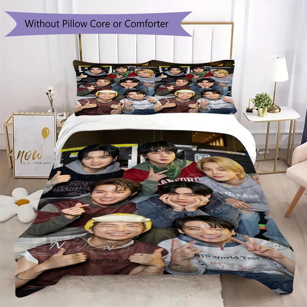 Love Love Threepiece Set 1 Duvet Cover 2 Pillowcase Without Core Without Core Soft And Comfortable Bedding Set Duvet Cover And Pillowcase