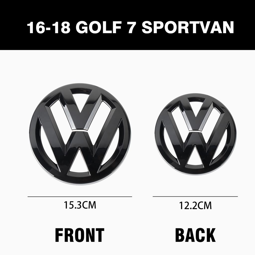 For Volkswagen 1/2Pcs Not Affect ACC Car Front Grille Emblem Rear Trunk Lid Cover For Volkswagen VW Touareg 2016 2017 2018 auto Accessories