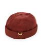 Eondeokeonteulolseutyudio Corduroy Brimless Cap Half Moon / Corduroy Mix / Brick