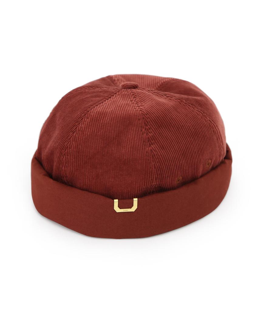 Eondeokeonteulolseutyudio Corduroy Brimless Cap Half Moon / Corduroy Mix / Brick
