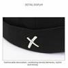 Metal X Logo Beanie Hat Vintage Brimless Skullies Cap Leisure Casual Melon Caps  Streetwear