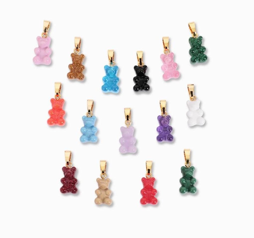 [CRYSTAL HAZE] BEAR-SANGRIA-PAVE CONNECTOR SILVER WOMEN'S chang