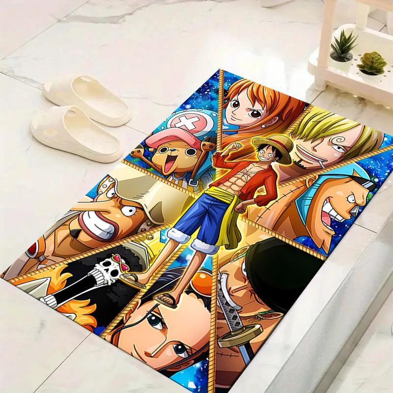 1Pc One Piece Adventure Rug, Office Carpet Indoor Outdoor Doormat, Non-Slip, Comfortable, Living, Christmas Halloween, Xmas Gift L1416