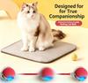 Smart Interactive Cat Toy Ball, Obstacle-Avoiding Electric Teaser for Indoor Cats Boredom Relief