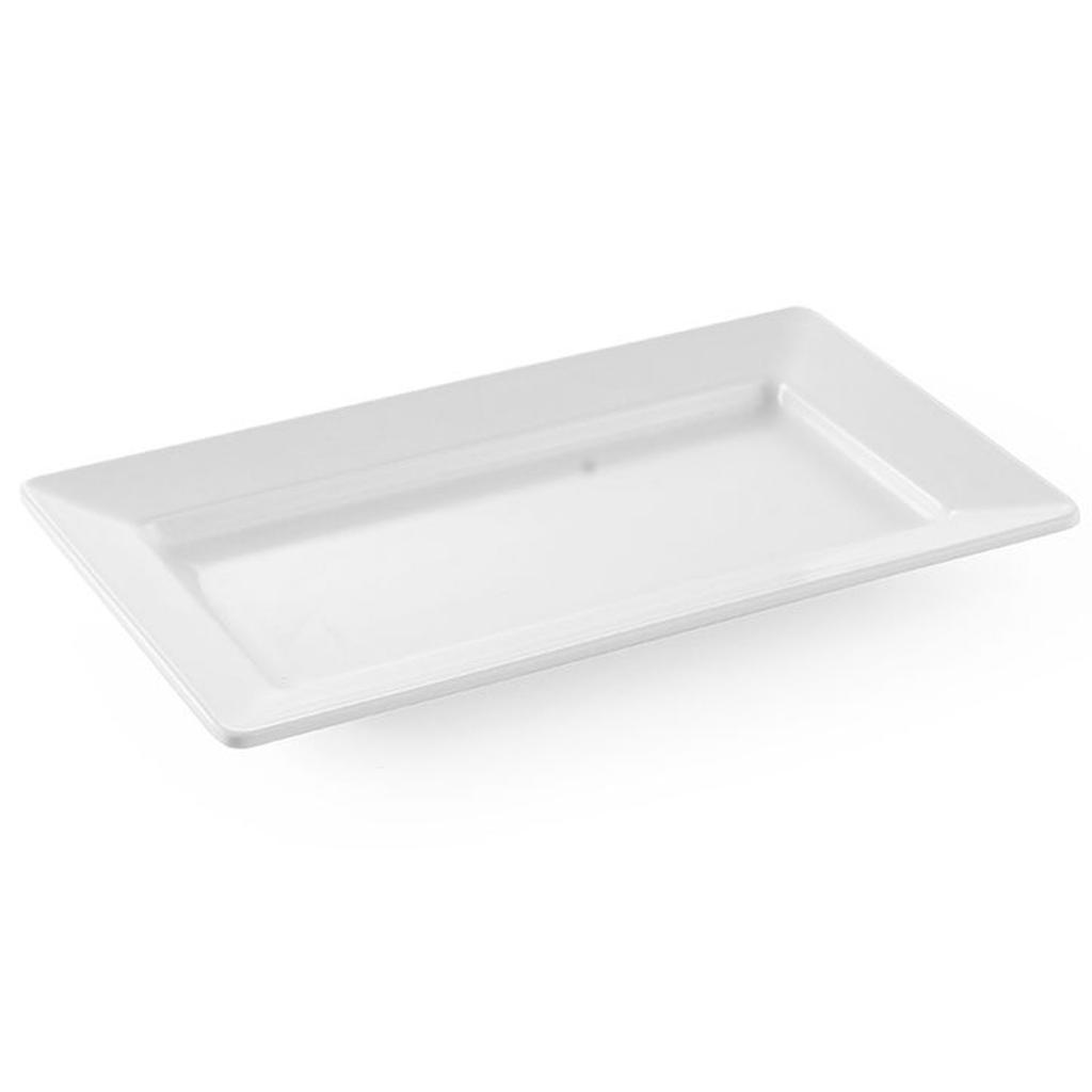 Rectangular melamine platter 36x205cm height 38cm white Hendi 561508