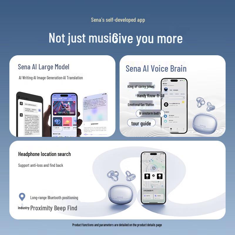 SANAG S8S AI Open-Ear Bluetooth Earbuds