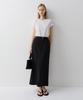 Ia Long Slit Skirt (Black)