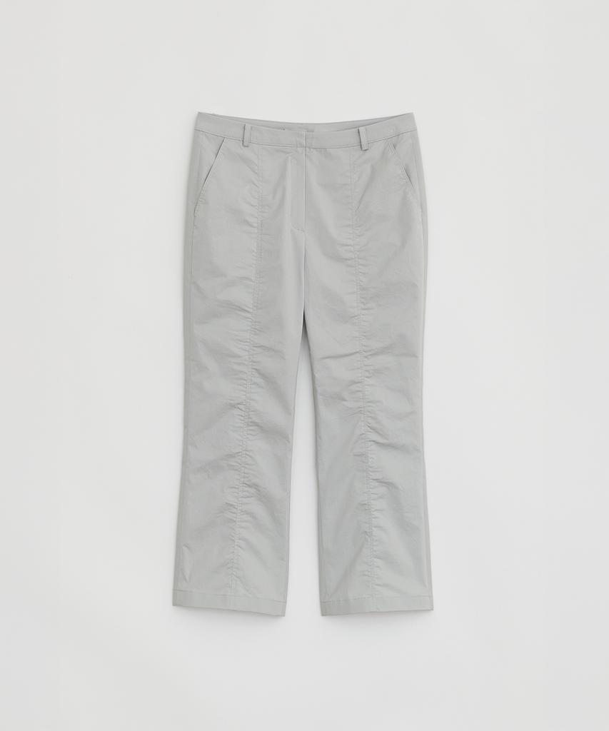 Loutaideu Cotton Capri Pants [Light Gray]