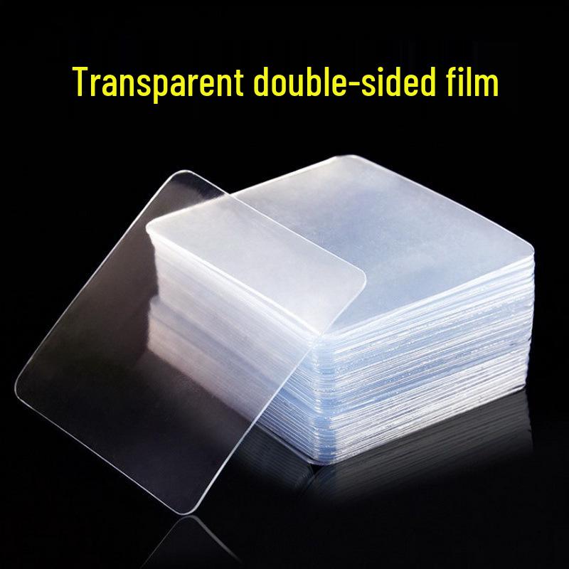 Waterproof Double-Sided Nano Tape No-Punch Interlocking Sticker Holder Square 60x60mm