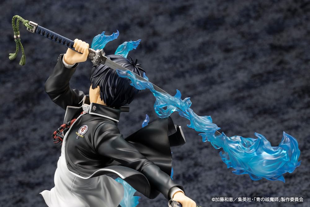 Kotobukiya Blue Yukinoha Arc ARTFX J Rin Okumura Scale PVC Figure Exorcist 1/8 Pre-painted