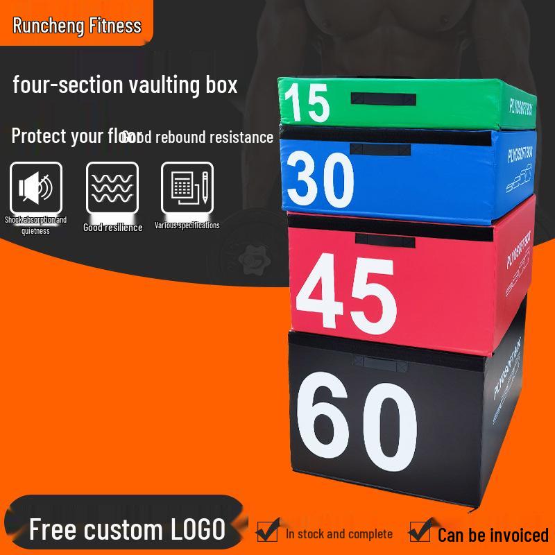 4-in-1 Soft Vaulting Box for Gymnastics, Boxing, Gym, and Bounce Training 15cm Vaulting Box