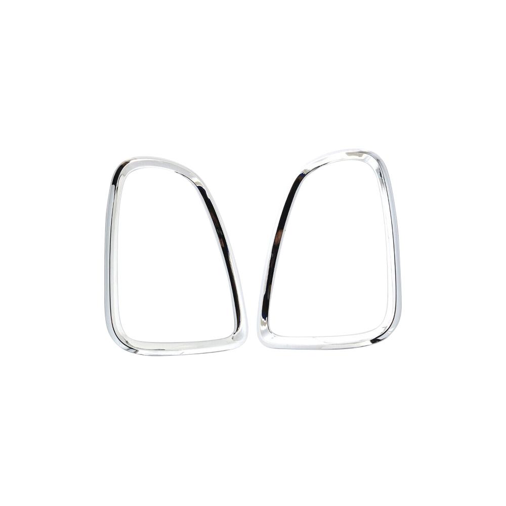 

Gloss Black/Chrome Tail Light Cover Trim For Mini Cooper R56 R57 R58 R59 2007-2013 серебряный
