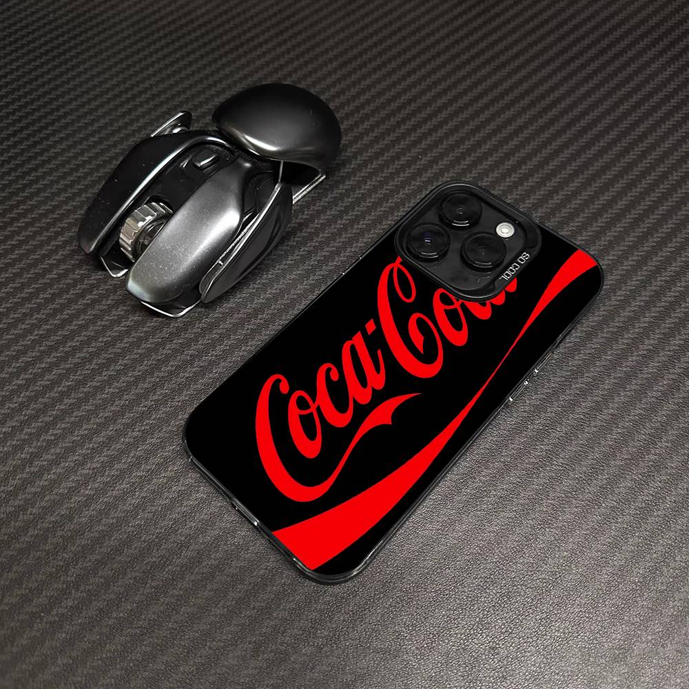 

C-Coca C-cola Vintage Logo For IPhone 17 16 15 14 13 12 11 Pro Max Plus Matte Color Back Phone Cover iPhone 14
