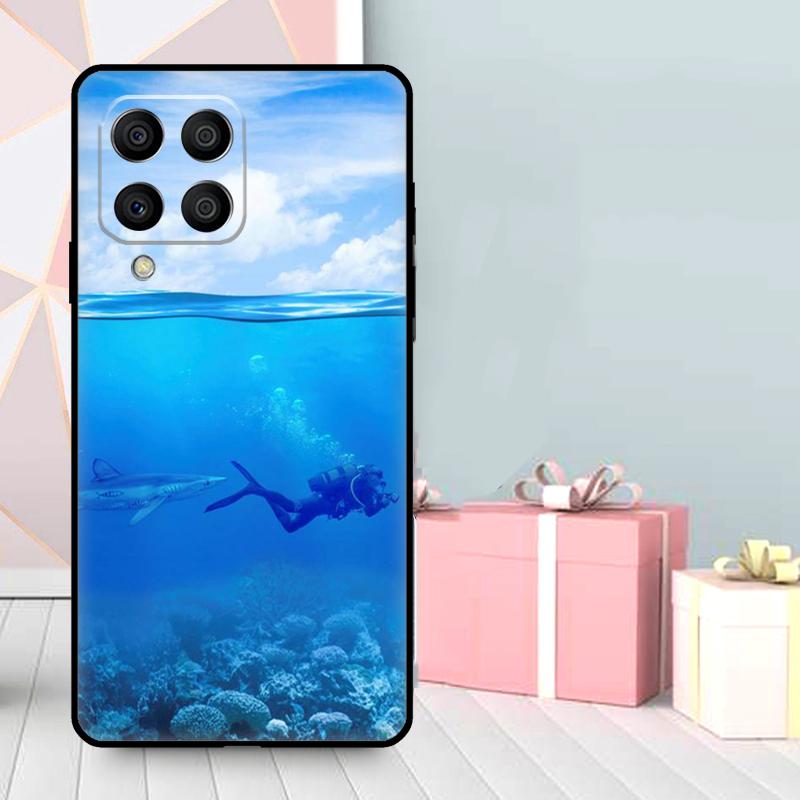 Diver Underwater Diving Cave Caving Case For Samsung Galaxy M36 M12 M52 M06 M16 M56 M33 M15 M55 M31 M13 M14 M53 M32 M35 M34 M54