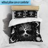 Tree Of Life Mandala 3pcs Bedding,Including 1pc Duvet Cover And 2pcs Pillowcases Perfect for Christmas,Ideal for Bedroom, Dormitory