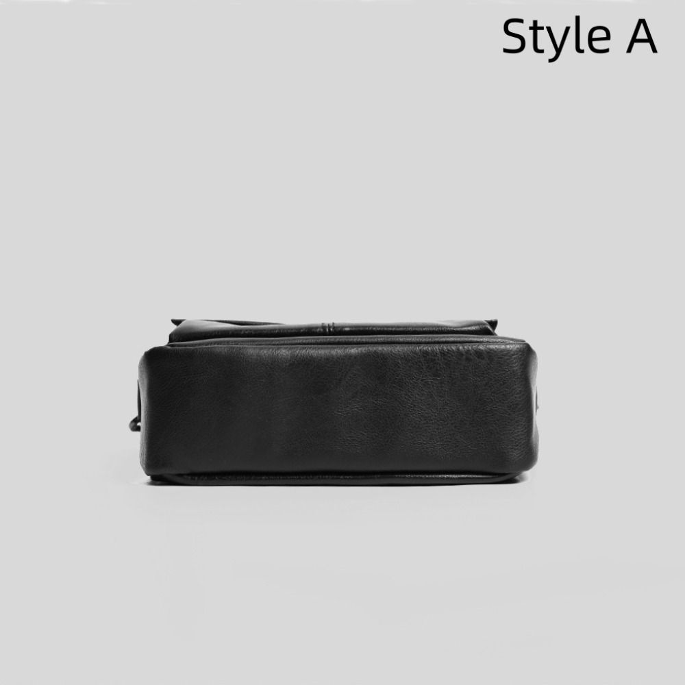 PU Leather Crossbody Bag Men Casual Mobile Phone Bag Fashion Shoulder Bag Men  School
