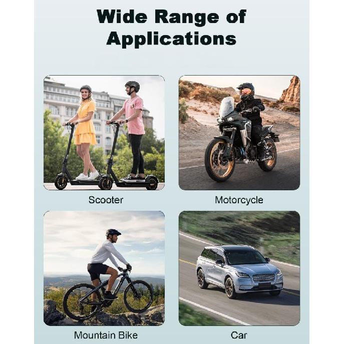 Max 110DB Bike Alarm,Bike Alarms For Ebikes Rechargeable Motorcycle Alarm With Remote,7 Levels Sensitivity Bicycle Alarm, Anti Theft Bicycle Alarm&