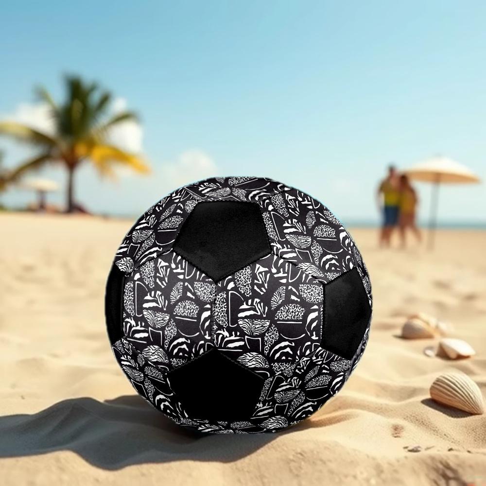 1pc Abstract Animal Prints Durable Soccer Ball/Football, Size 5, Perfect for Training, Entertainment And Competition,Gift yy26060654