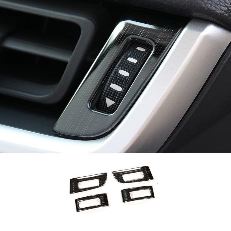 Black Titanium 2019-2023 Middle Air Outlet Vent Cover Trim For Toyota RAV4 4PCS