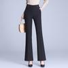 Brand Elastic Back Waist Casual Micro-Pull Pants Women'S Autumn New Fashion Simple Slim And Thin Commuter Trousers