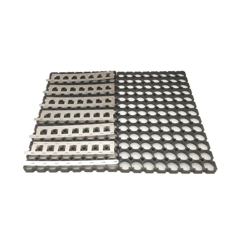 13S8P 18650 Pudełko na baterie litowe Obudowa ogniw Li-Ion z uchwytem Niklowana obudowa DIY EV eBike E-Bike ABS 12V24V36V48V