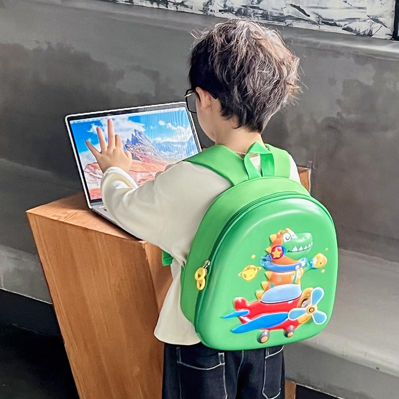 Playful And Eye-catching Kids Backpack Featuring Cartoon Rabbit Design And Stylish Eggshell Element