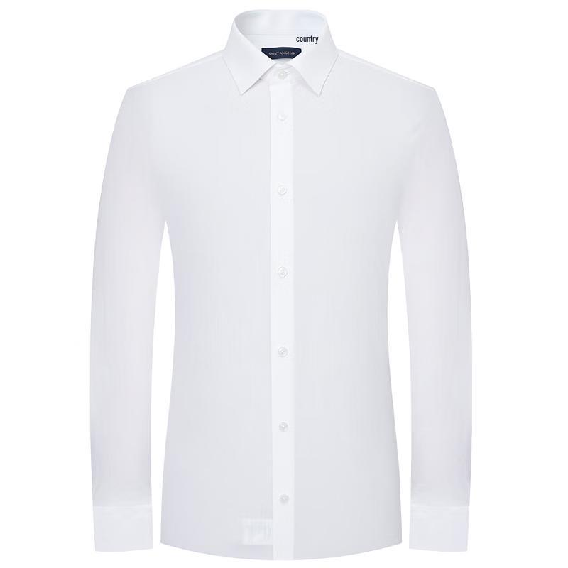 Мужская деловая рубашка с длинным рукавом 38