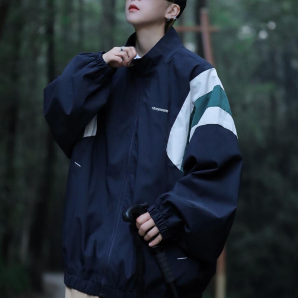 Japońska kurtka z dopasowaniem kolorystycznym męska wiosenno-jesienna outdoorowa funkcjonalna odzież górska marka tide luźna kurtka robocza dla par