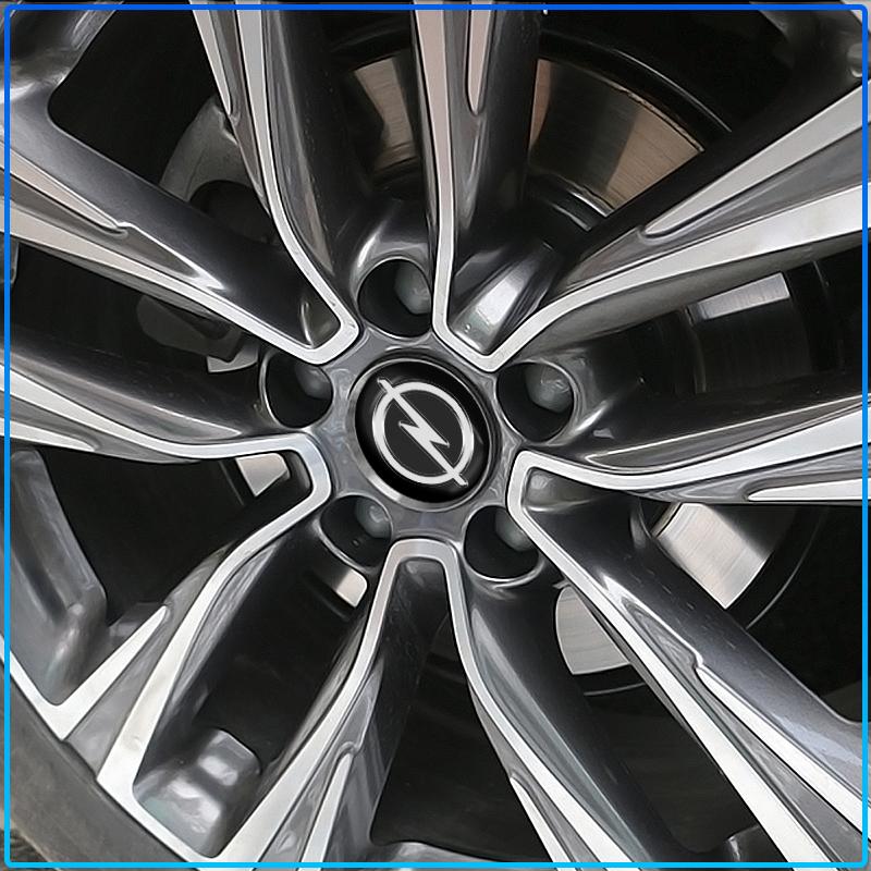 4 Pièces 56MM Cache-Moyeux de Roue de Voiture Cache-Jantes Cache Emblème Pour Opel Astra C G H Insignia J K Zafira B Corsa Vectra C Corsa C