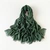 180 * 90 Cotton And Linen Scarf Sunscreen Folds Solid Color Human Cotton Silk Scarf Shawl Multi-Color Yarn Headscarf Women