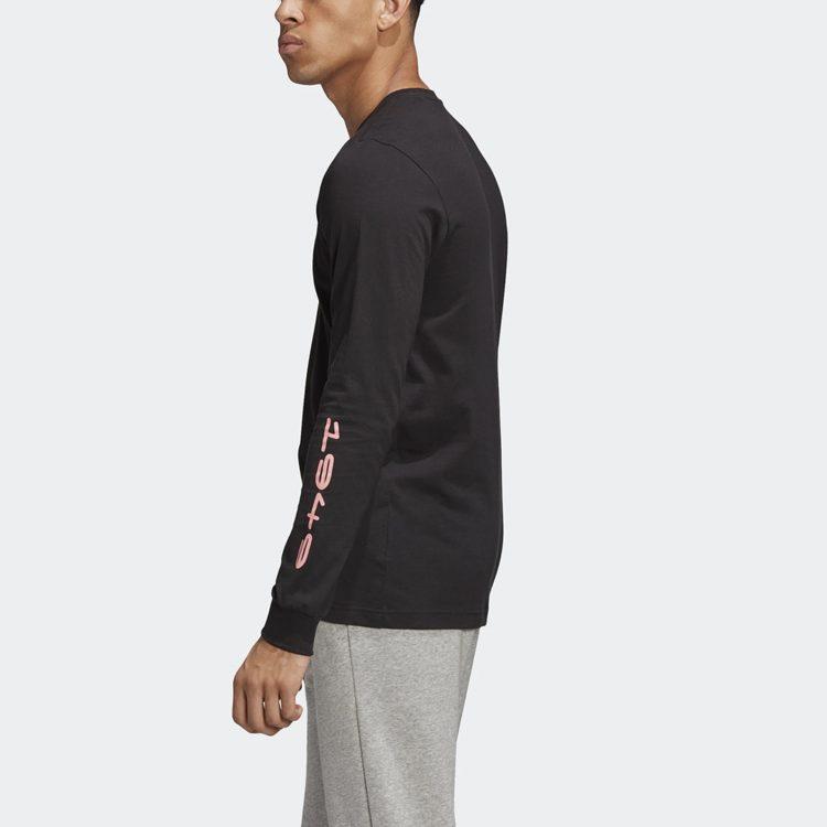 Adidas T Shirts Men's Black Crew Neck Moderate Straight Fit FN1717