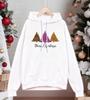 Merry Christmas Leopard Tree Printing Men Hoodie Fleece Soft Hoody Casual Multicolor Pullover Male Comfortable Loose Streetwear
