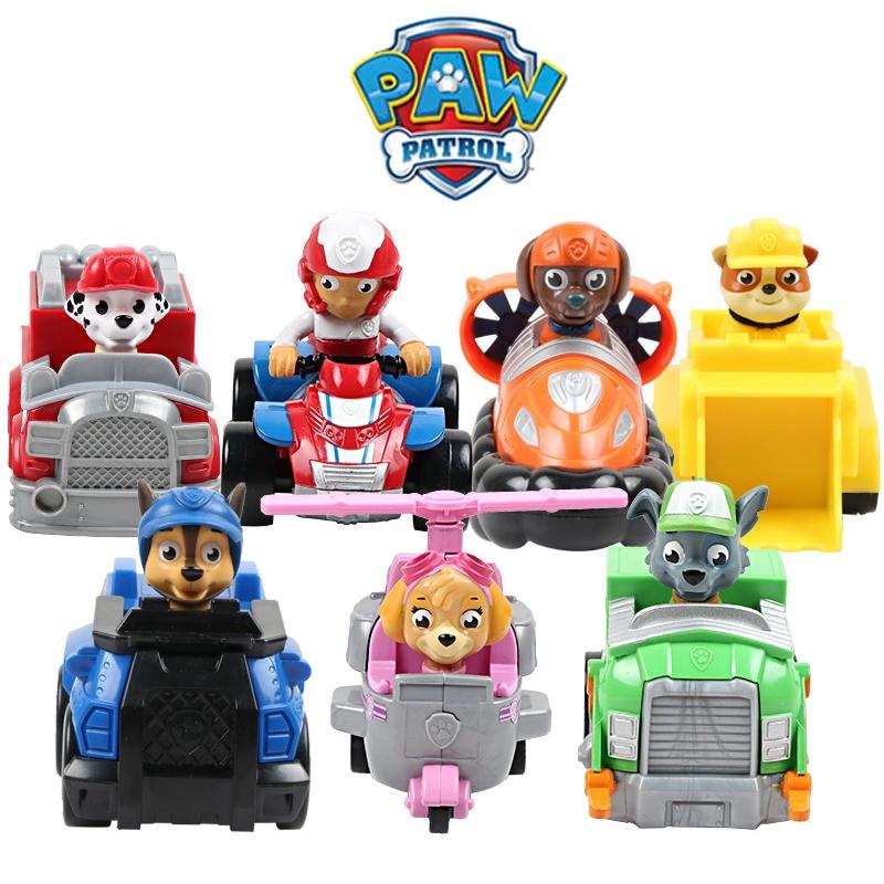 Patrol Toys Paw Pull Back Cars Vehicle Set Kids Birthday Xmas Collections Gifts